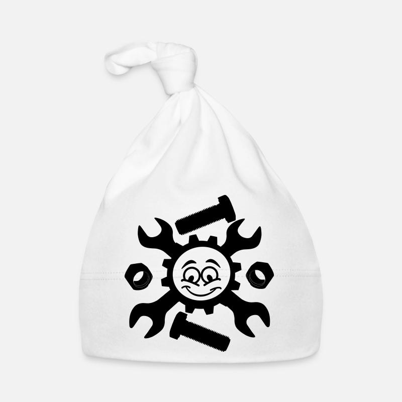 Visage mécanicien Bonnet bio Bébé