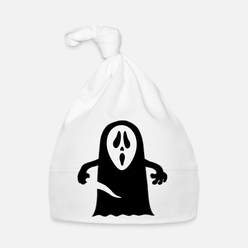 Boo Face Organic Baby Cap