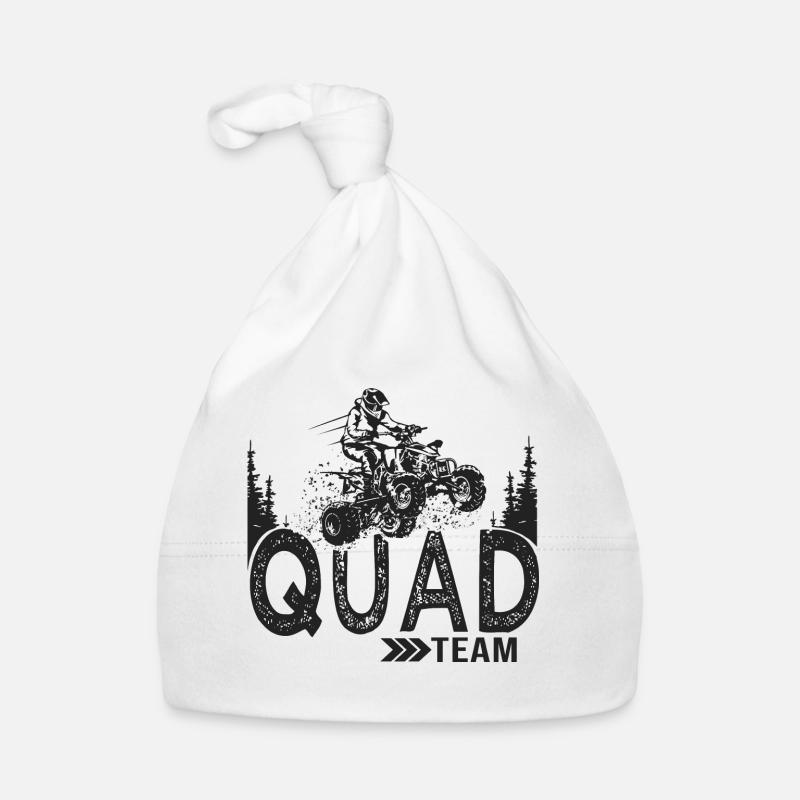 Quad team quad atv quad quad utv - Bonnet bio Bébé - blanc