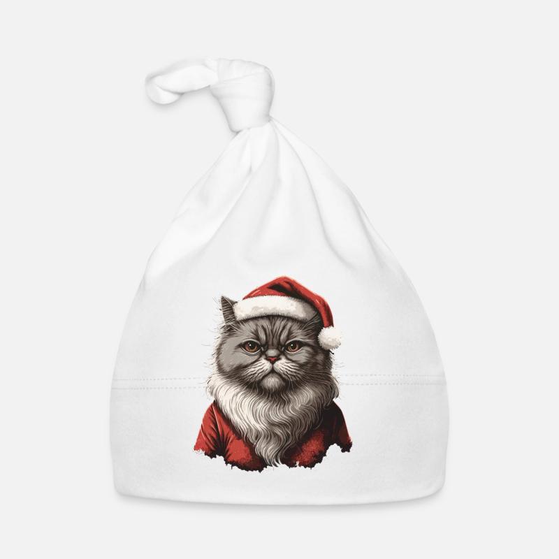 Pretty Advent cat design for all kitten owners Organic Baby Cap