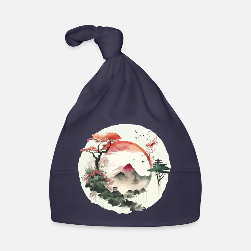 Œuvres de Ying et Yang Bonnet bio Bébé