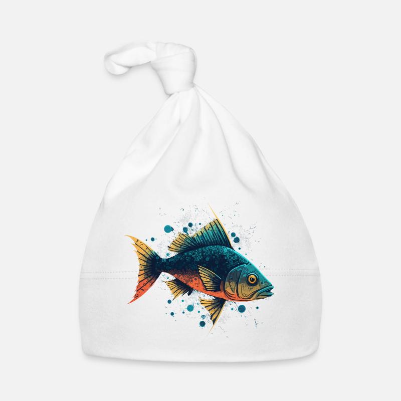 Vintage Fish Organic Baby Cap