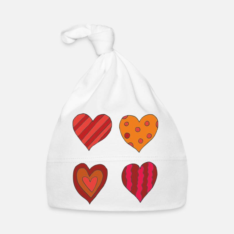Variation cardiaque 4er Bonnet bio Bébé