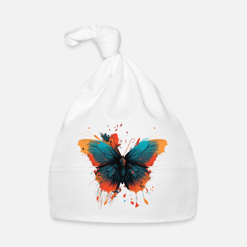 Ailes de papillon Bonnet bio Bébé