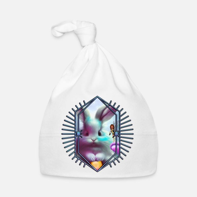 Cute Easter Bunny Organic Baby Cap