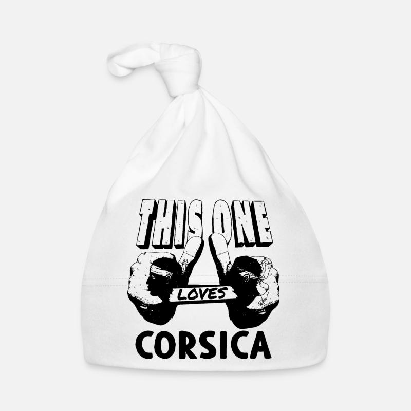 Drapeau Corse Drapeau Corse Corse Bonnet bio Bébé