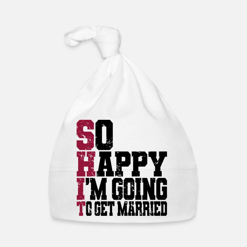 Funny Bachelor Party Engagement Wedding Married Organic Baby Cap