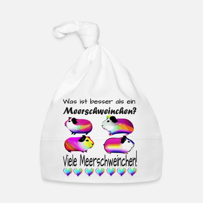Besser als ein Meerschweinchen regenbogenfarben Baby Bio-Mütze