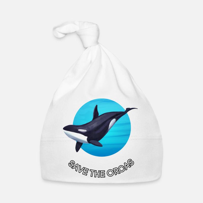 Orca Schutz - Save the Orcas Baby Bio-Mütze