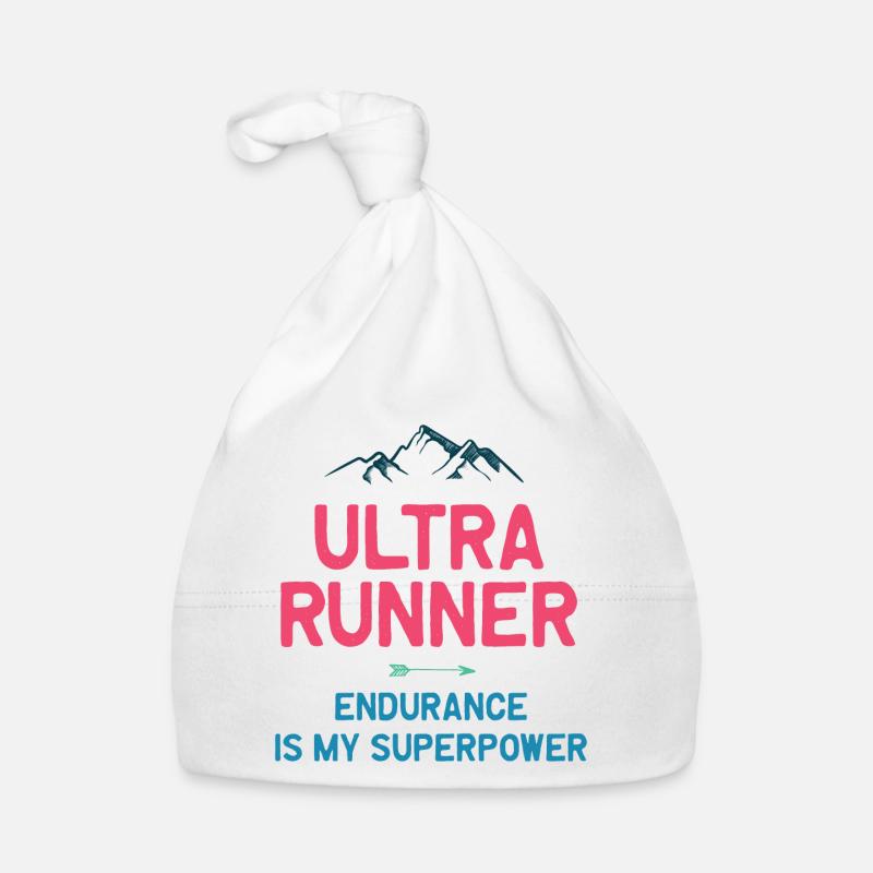 Ultra Runner - Endurance is My Superpower Organic Baby Cap