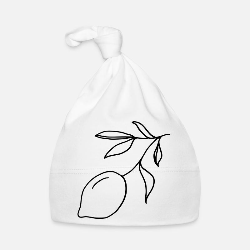 Zitronenzweig Baby Bio-Mütze