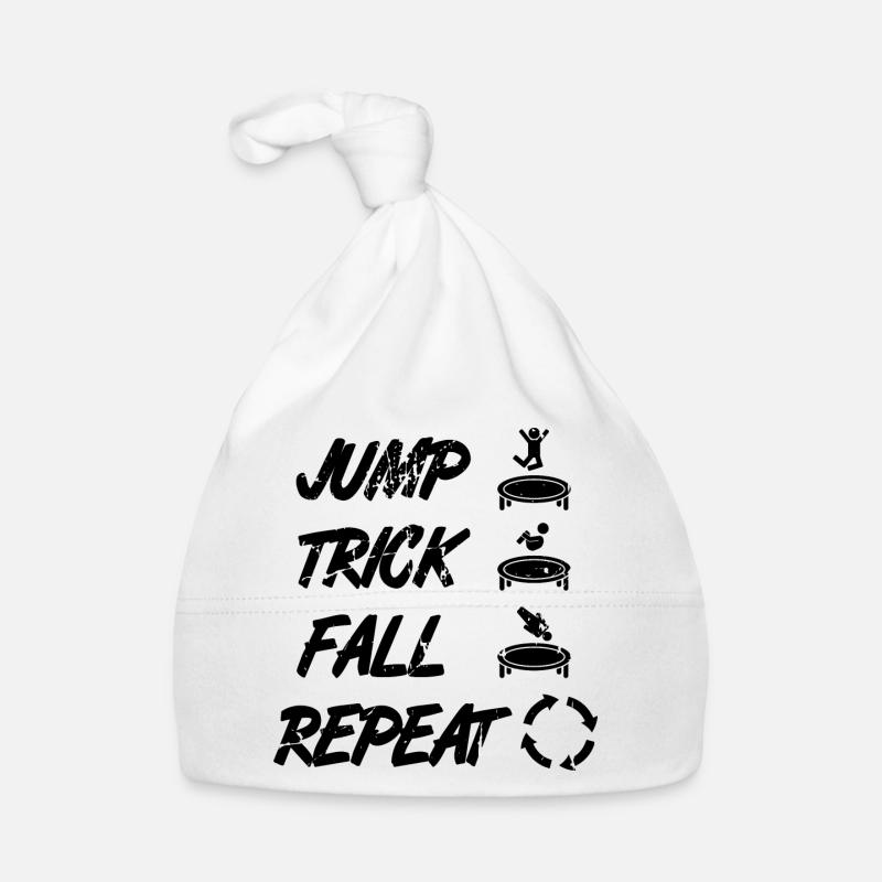 Jump Trick Fall Repeat Bonnet bio Bébé
