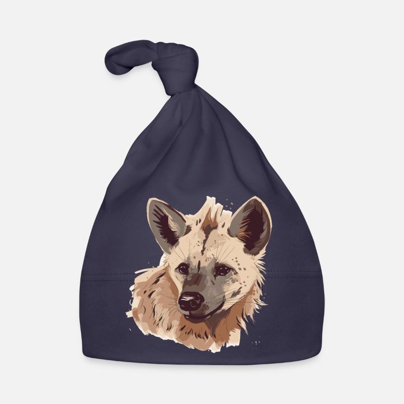 Hyäne Hyänenkopf Baby Bio-Mütze
