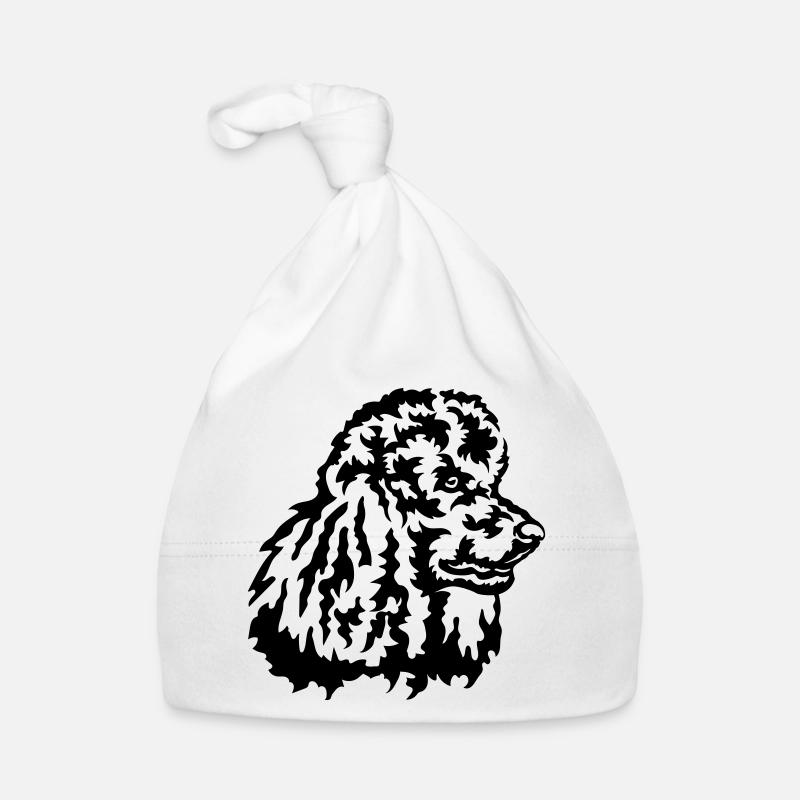 Big Poodle Head Organic Baby Cap