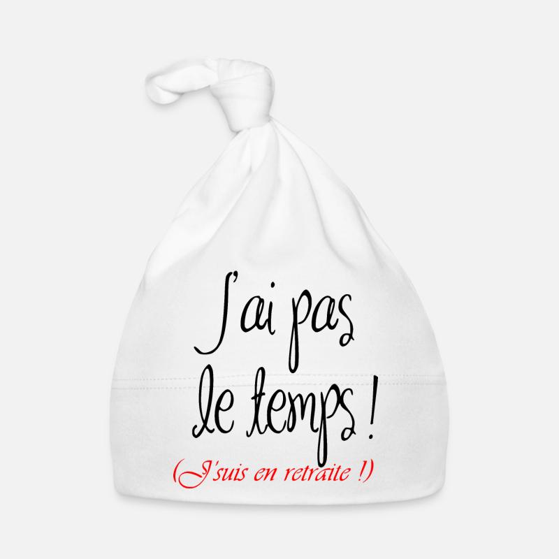 Vive la retraite Bonnet bio Bébé