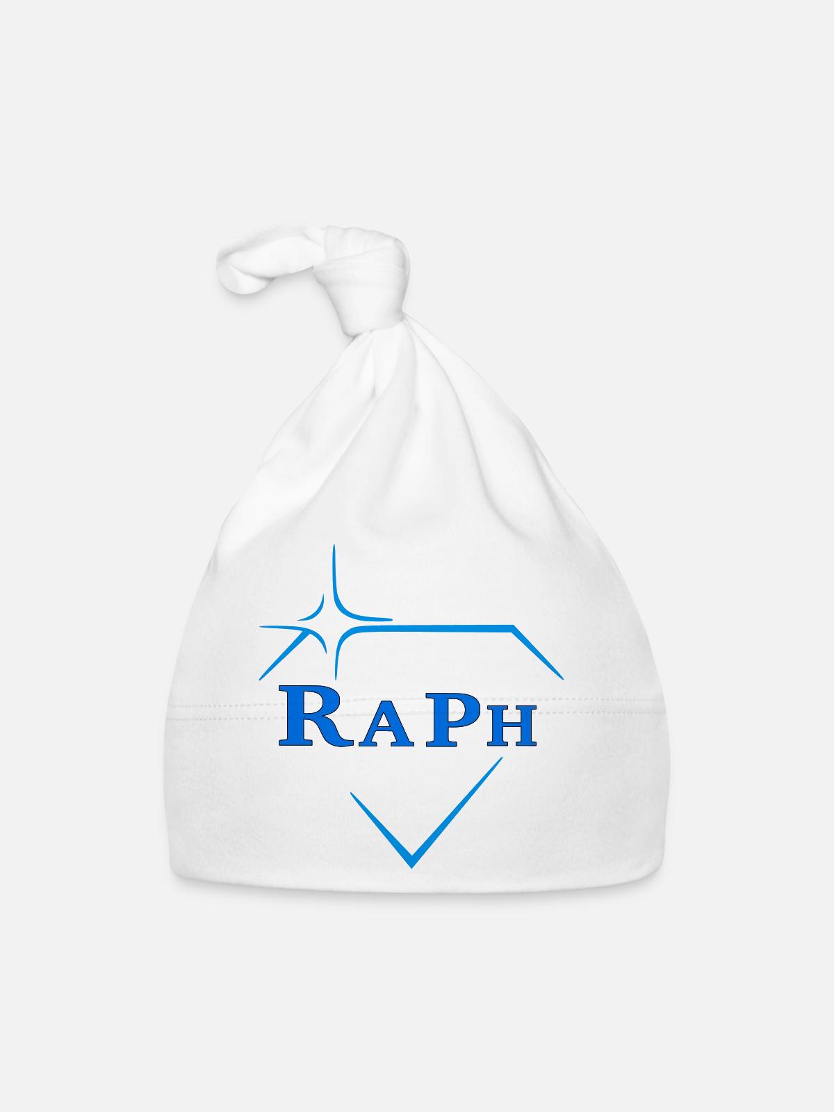 Raph - Bonnet bio Bébé - blanc - Devant