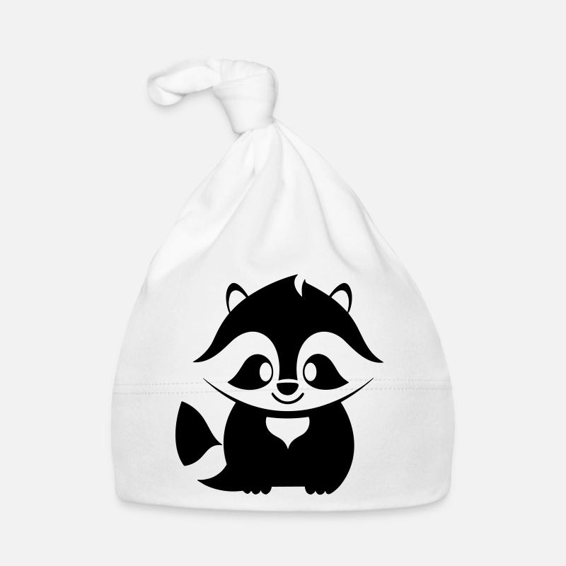 Waschbär Baby Bio-Mütze