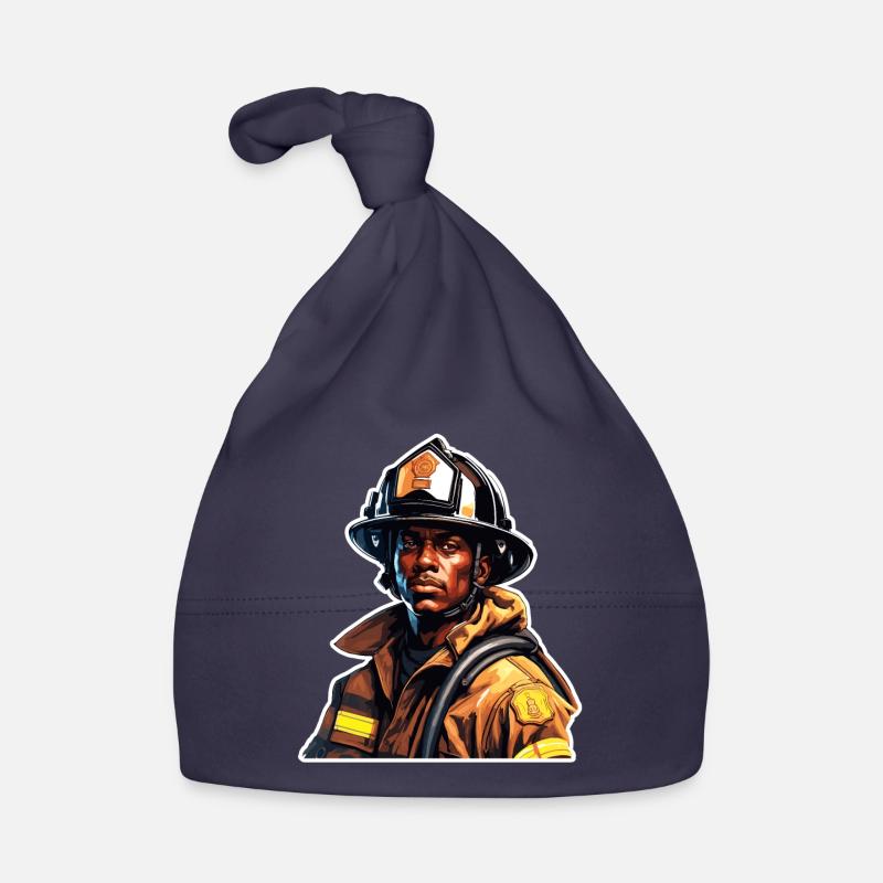 Firefighter / Fire / Fire / Extinguish / Hero Organic Baby Cap