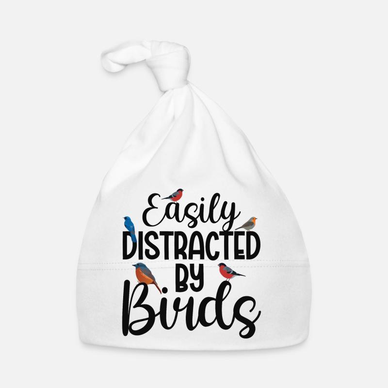 Easily Distracted by Birds Organic Baby Cap