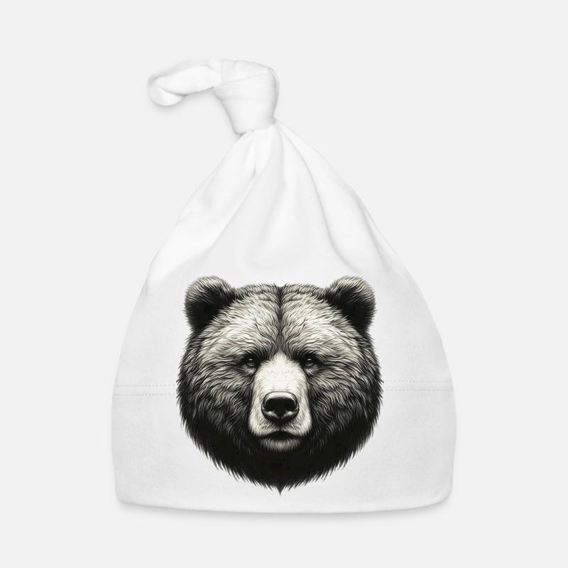 Bear Organic Baby Cap