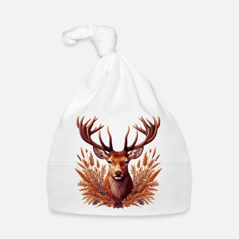 Hirsch Baby Bio-Mütze