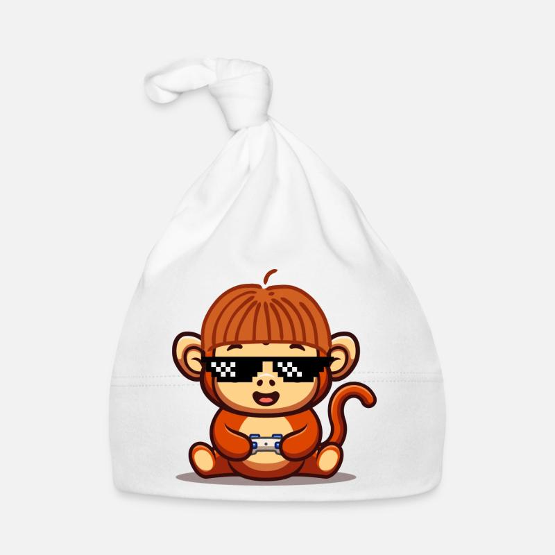 Gaming Monkey Organic Baby Cap