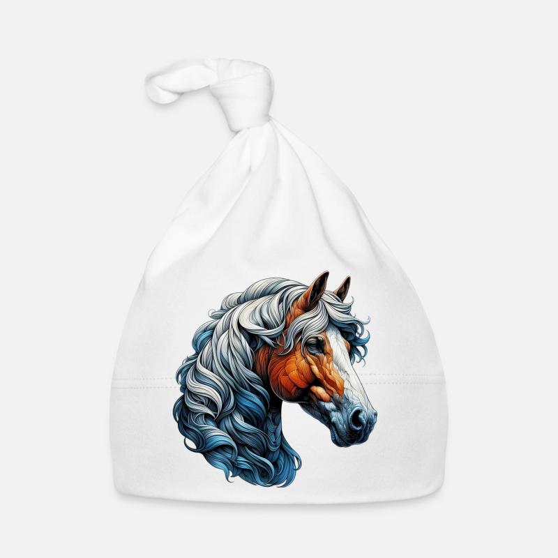 Horse Organic Baby Cap