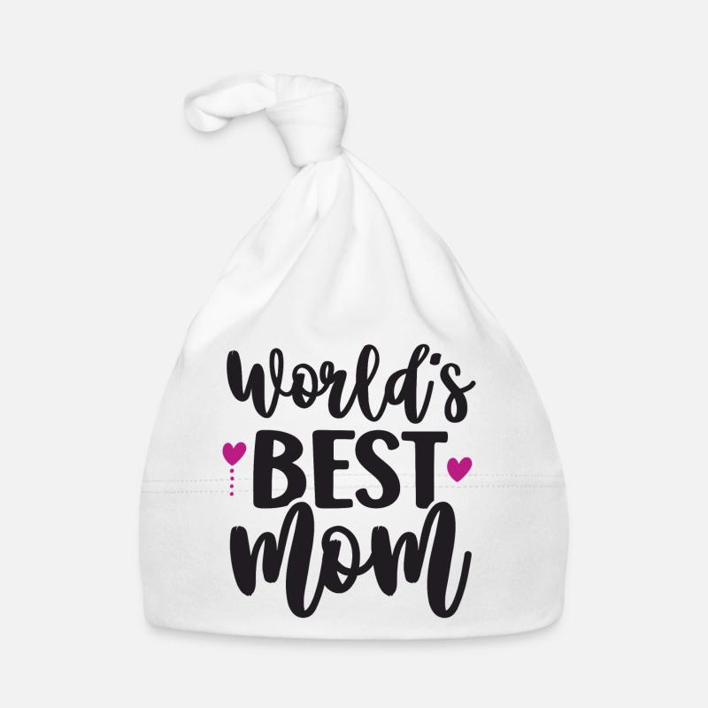 La meilleure maman du monde Bonnet bio Bébé