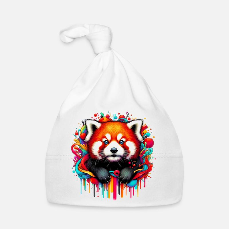 Kleiner Panda - Baby Bio-Mütze - Weiß