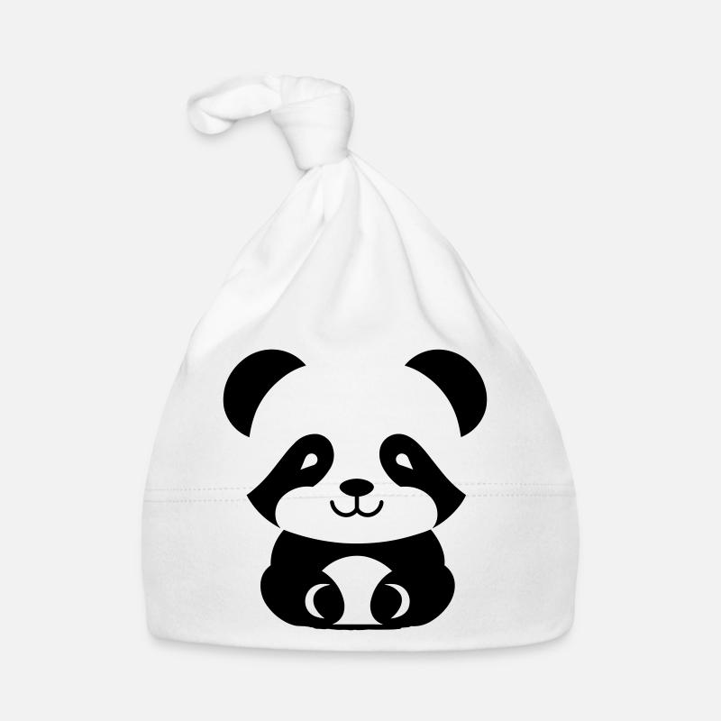 Panda Baby Bio-Mütze