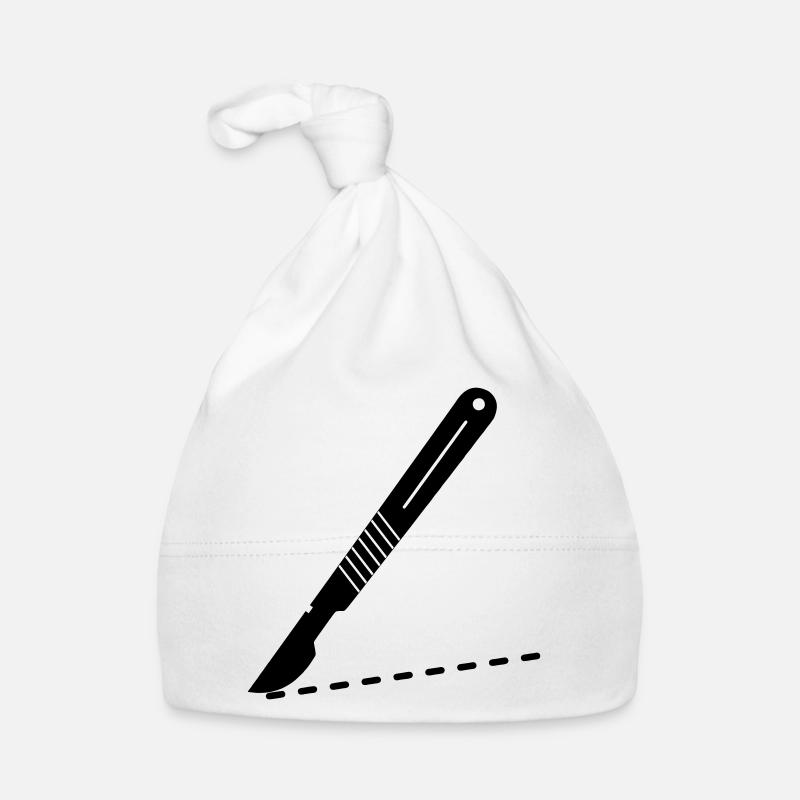 Lames de scalpel avec ligne de coupe Bonnet bio Bébé