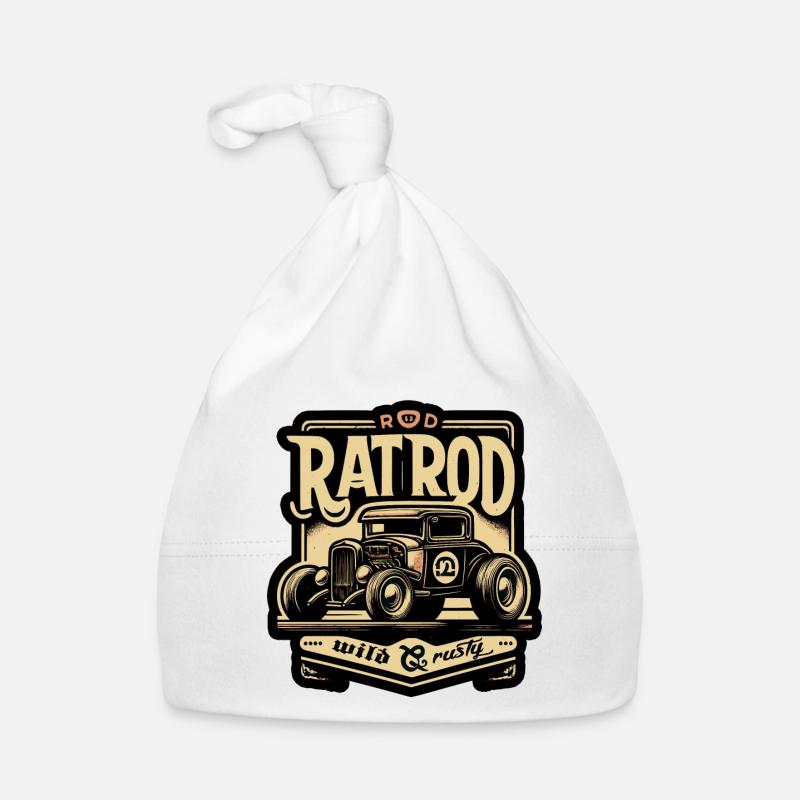 Ratsking Ratlook Shirt – Rustikaler Custom Style Baby Bio-Mütze
