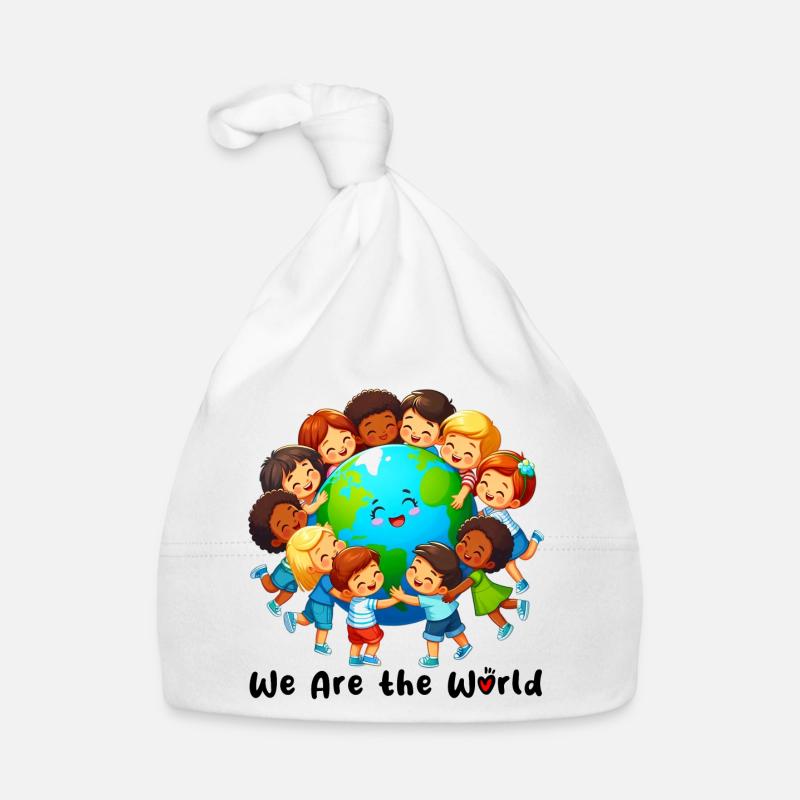 We Are the World Organic Baby Cap