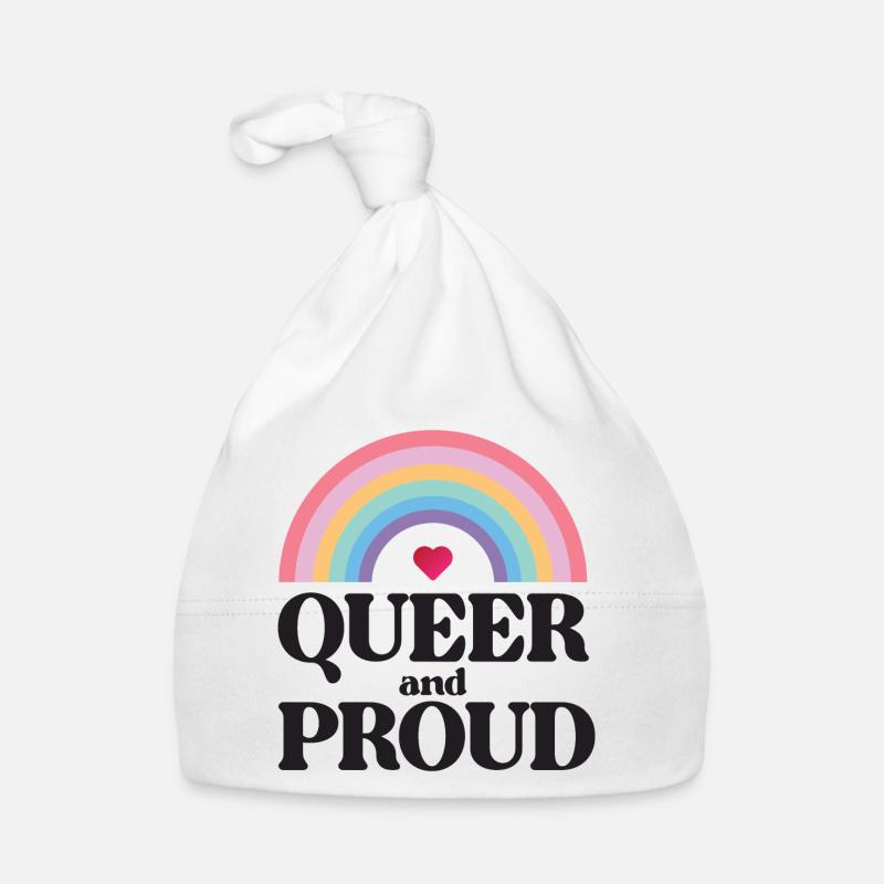 LGBT Pride Month - Queer and Proud Organic Baby Cap