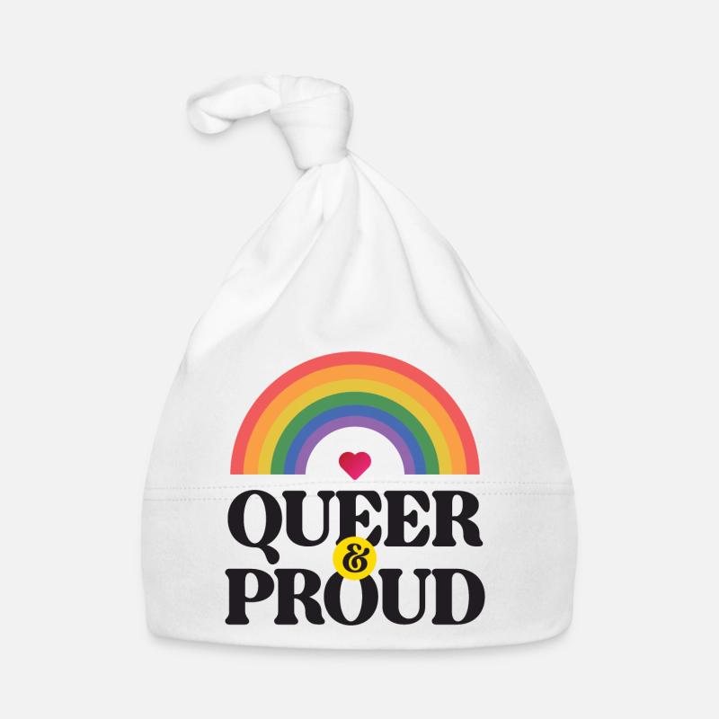 LGBT Pride Month - Queer and Proud Organic Baby Cap