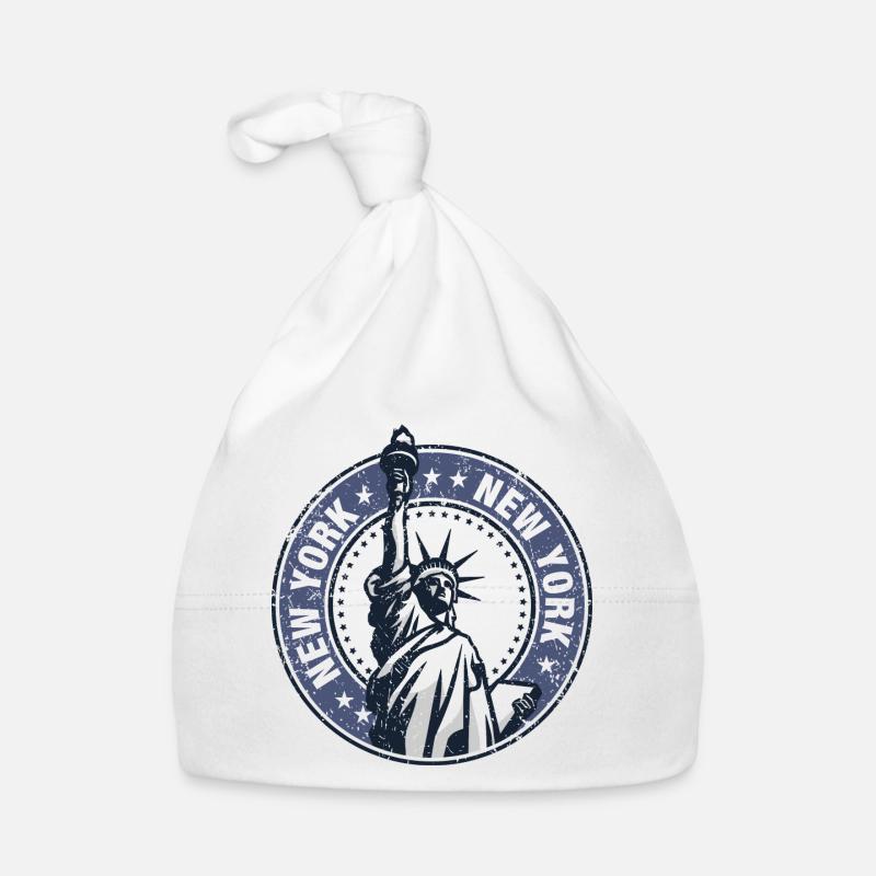 Freiheitsstatue Rondell NYC Baby Bio-Mütze