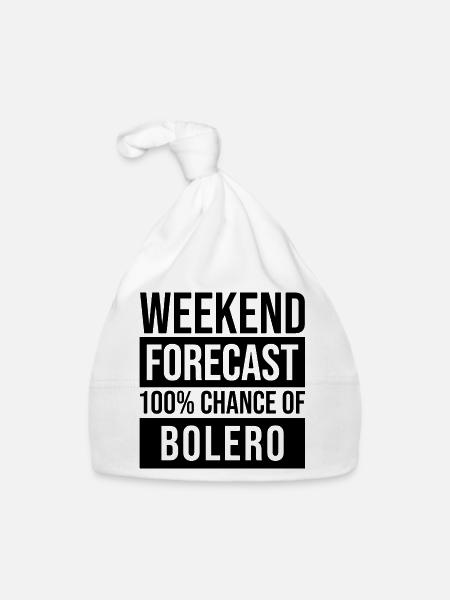 Boléro Boléro Boléro - Bonnet bio Bébé - blanc - Devant