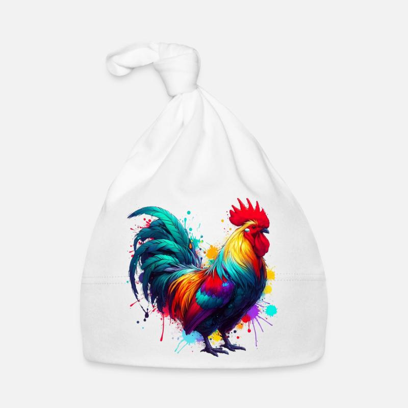 Poule coq Bonnet bio Bébé