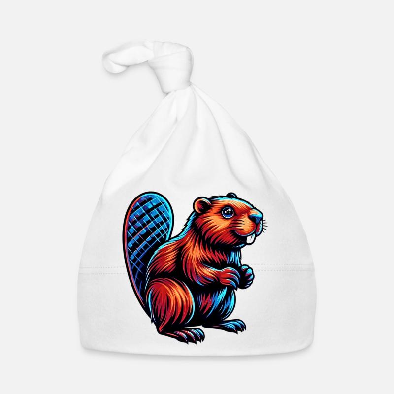 Beaver Organic Baby Cap