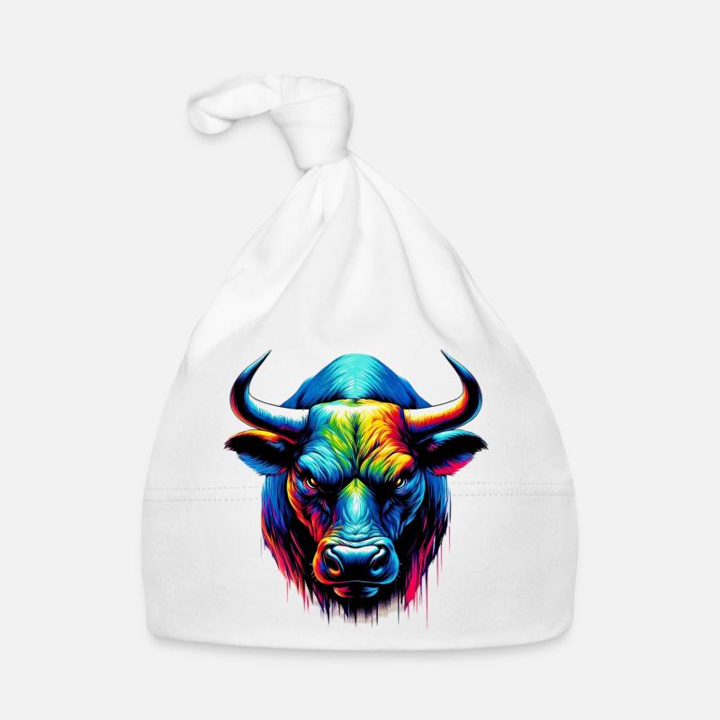 Stier Baby Bio-Mütze