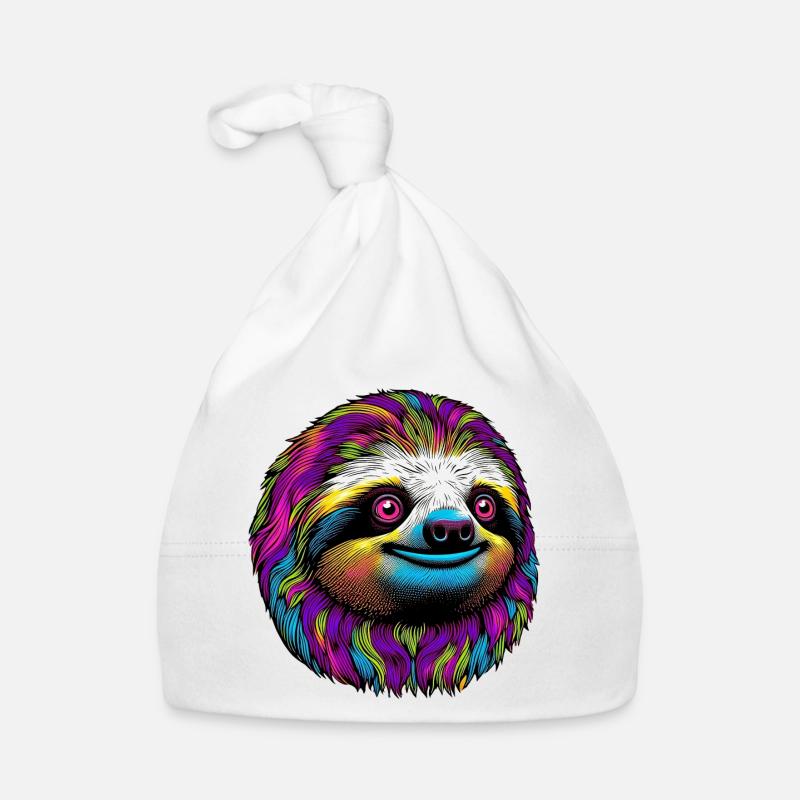 Sloth Organic Baby Cap