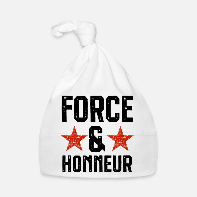 Force et honneur 2 Bonnet bio Bébé