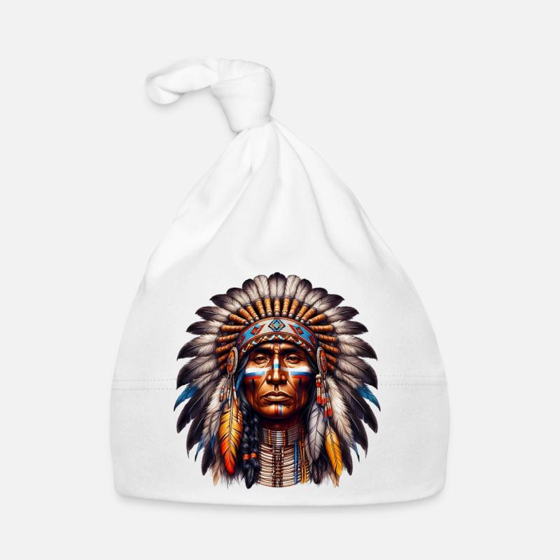 Amérindien Américain Bonnet bio Bébé
