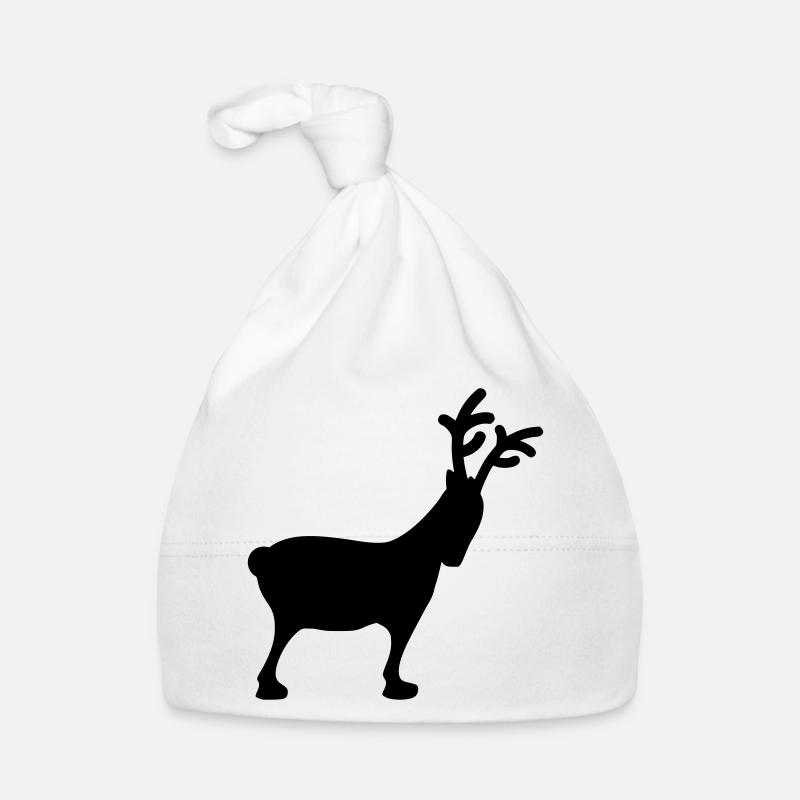 Renne de Noël5 Bonnet bio Bébé