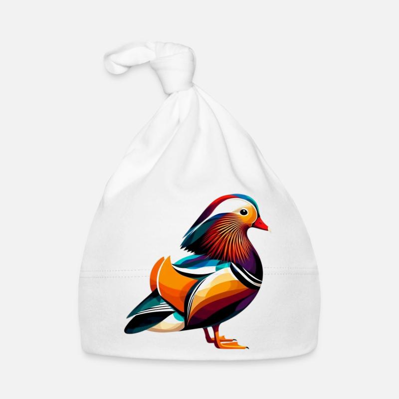 Mandarinente Baby Bio-Mütze