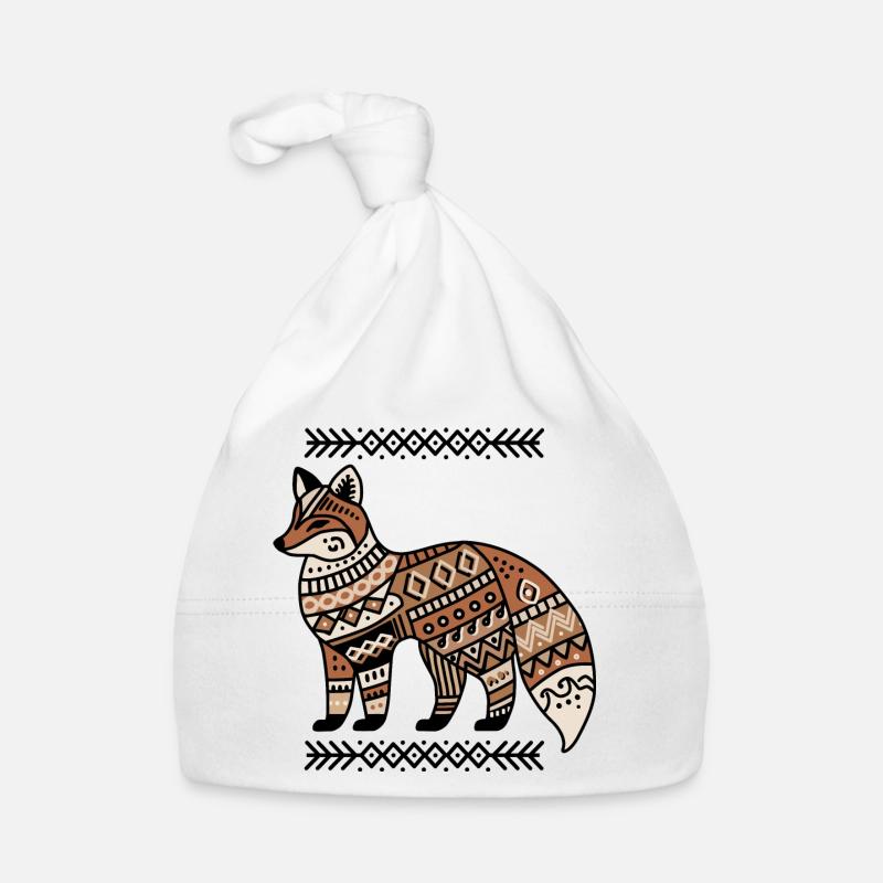 Boho fox : un design élégant pour les amoureux de la nature Bonnet bio Bébé
