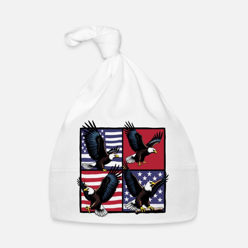 Bald eagle Organic Baby Cap