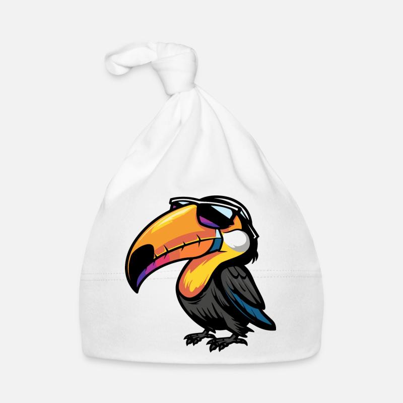 Tukan Vogel Comic Cool Baby Bio-Mütze