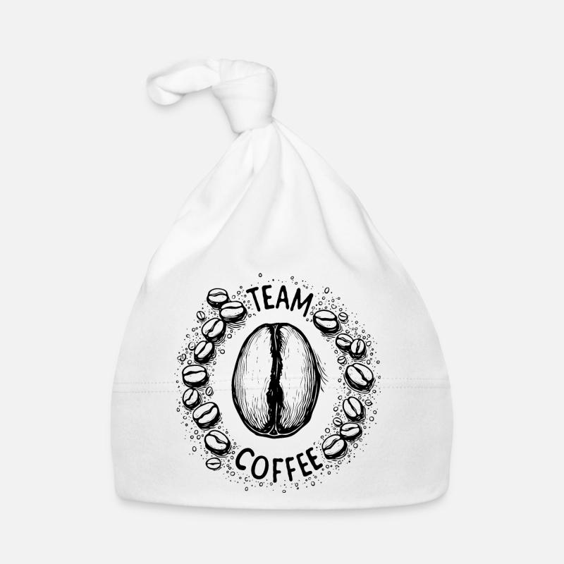 Team Coffee , Team Kaffee, Kaffee Lover Baby Bio-Mütze