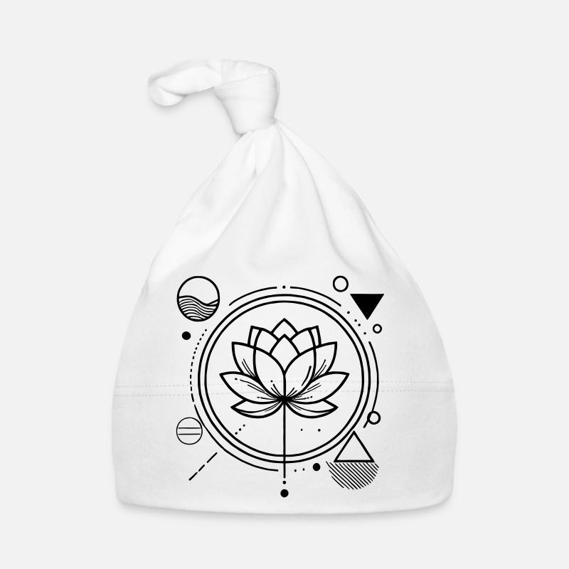 Zen Lotus – Ruhe, Kraft & Energie Baby Bio-Mütze